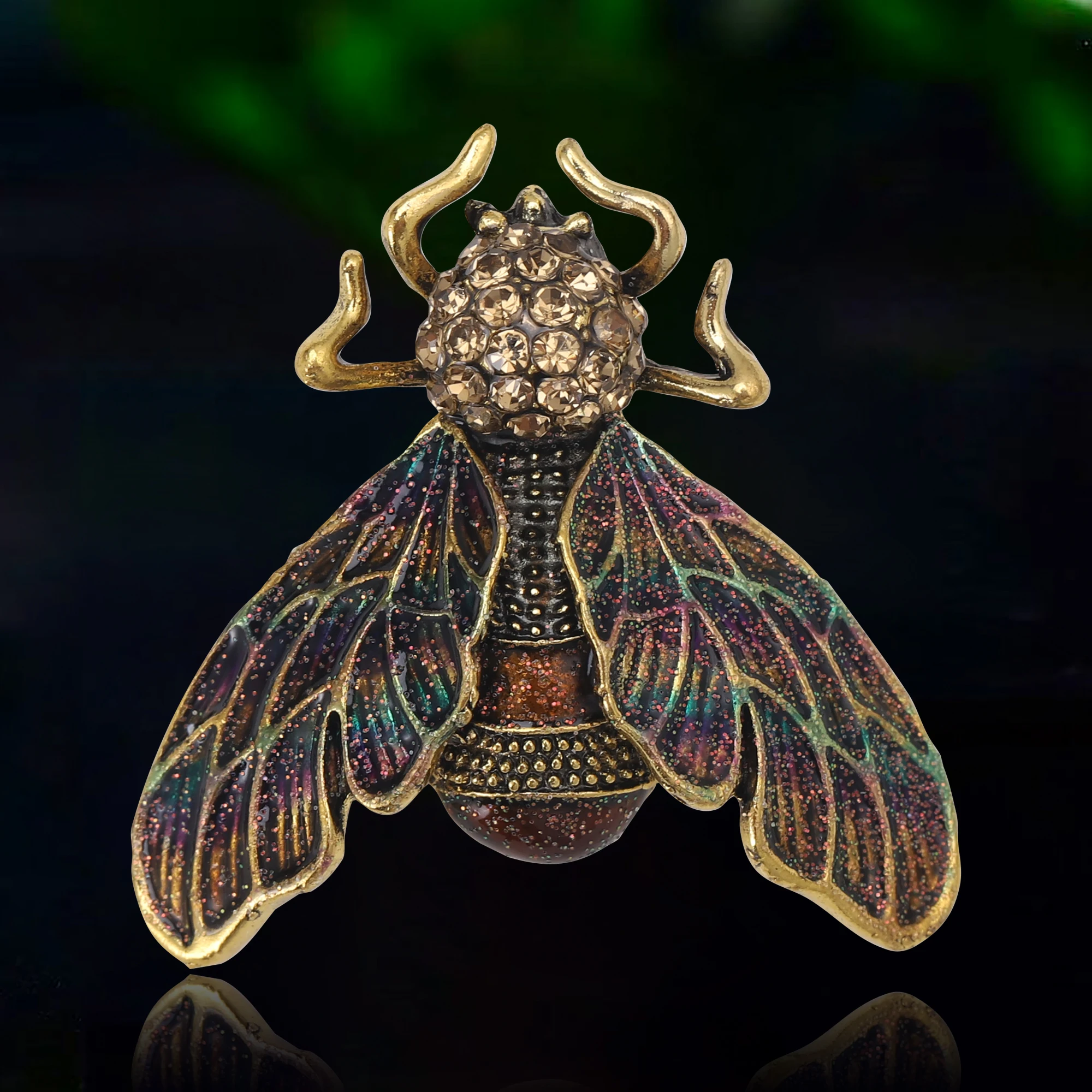 Vintage Fashion Bug - Vintage Rhinestone Bug Brooches for Women