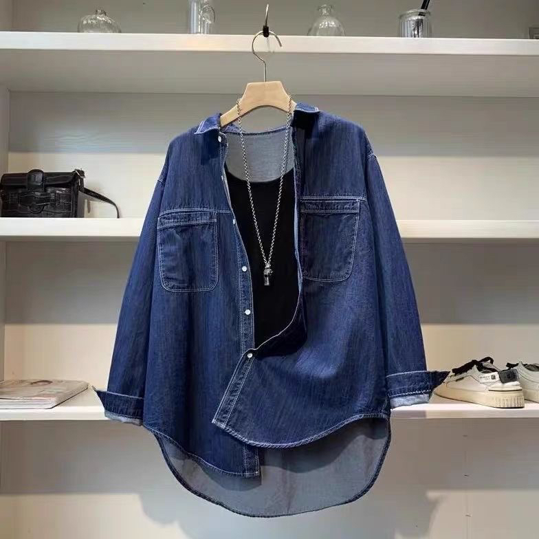 Vintage Fashion Hong Kong - Deep Blue Vintage Loose Hong Kong