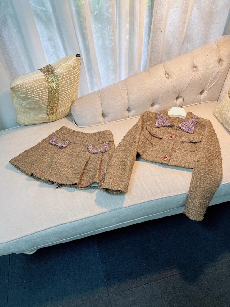 Vintage Fashion Jacket - Two Piece Set Spring Autumn Women