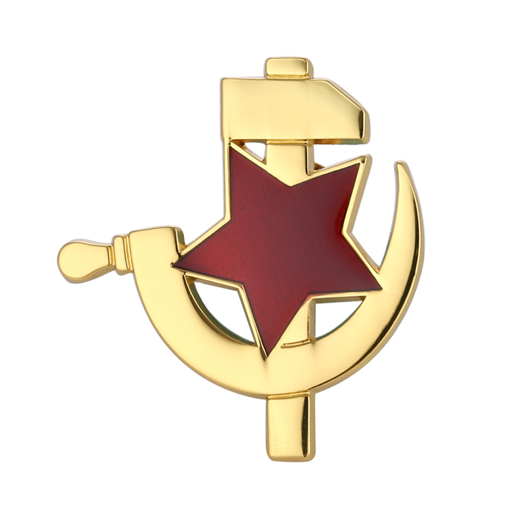 Vintage Fashion Eras - 1pc Vintage Soviet Badge - Hammer