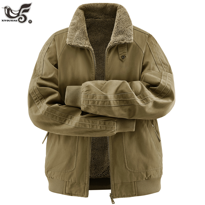 Varsity Jacket Wool - New Winter Fleece Jackets Men's 100%