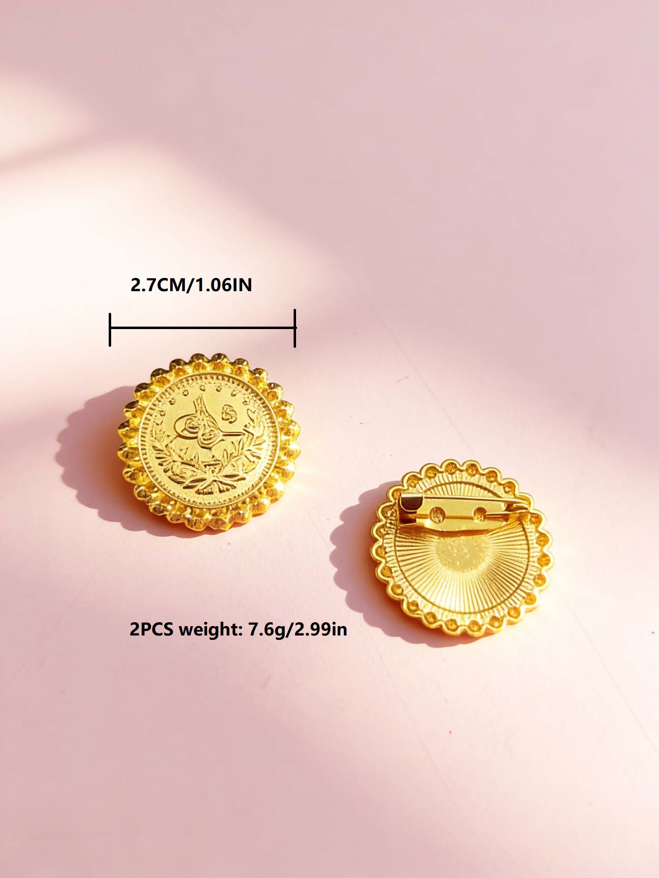 Coin Design Women's Brooch Ott - đánh giá và giá Vintage Fashion Events