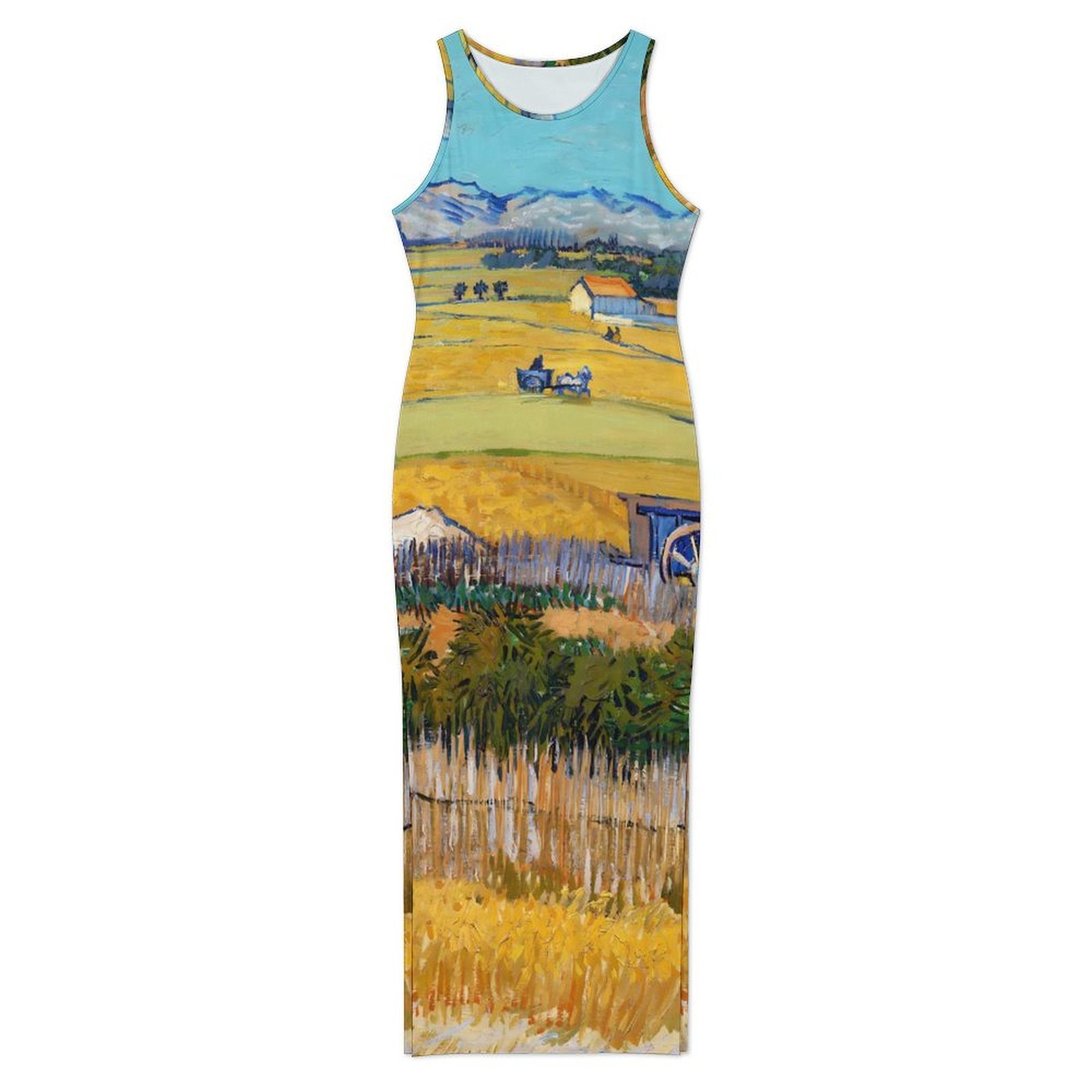 Van Gogh Bodycon Dress Summer  - đánh giá và giá Vintage Fashion La