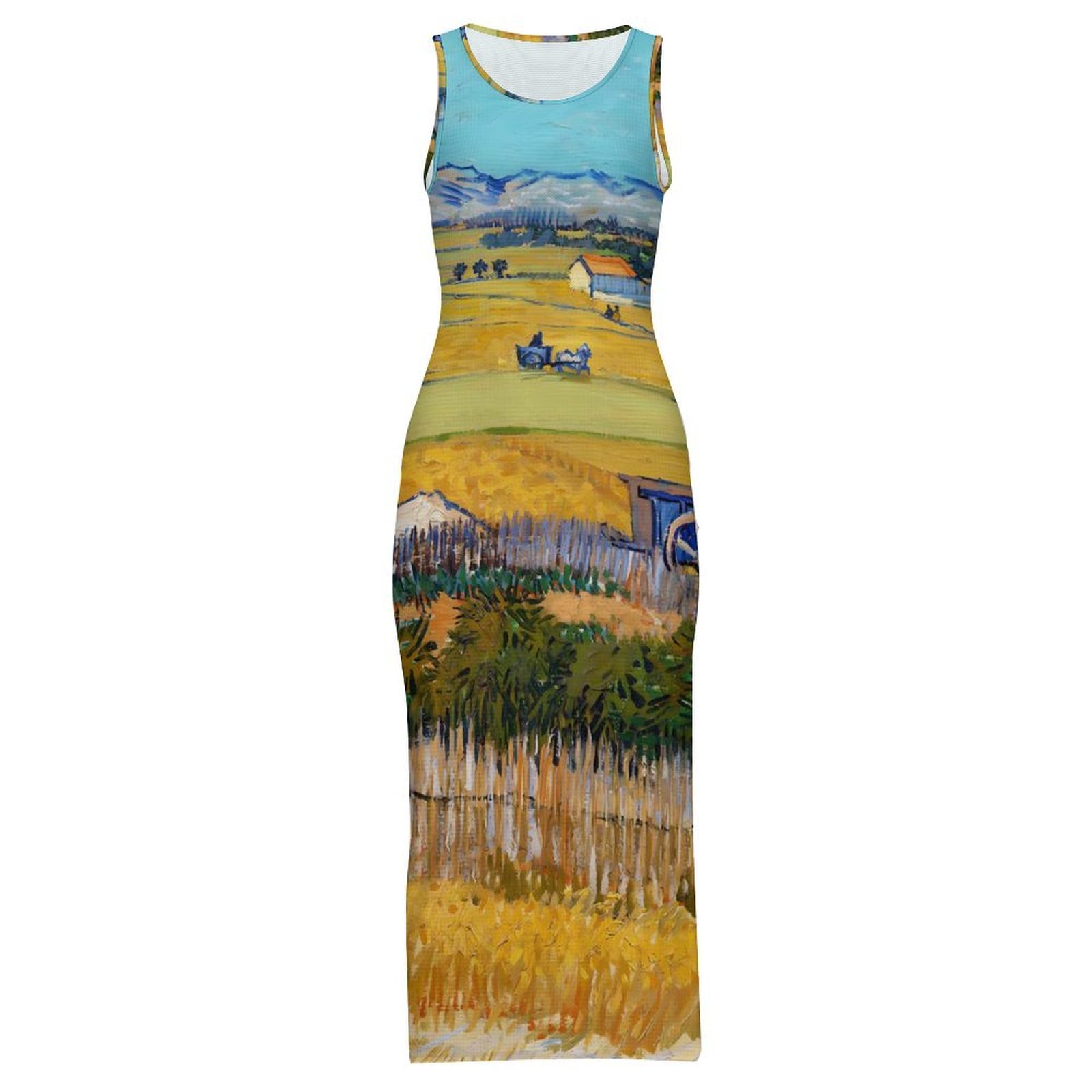 Van Gogh Bodycon Dress Summer  - đánh giá và giá Vintage Fashion La