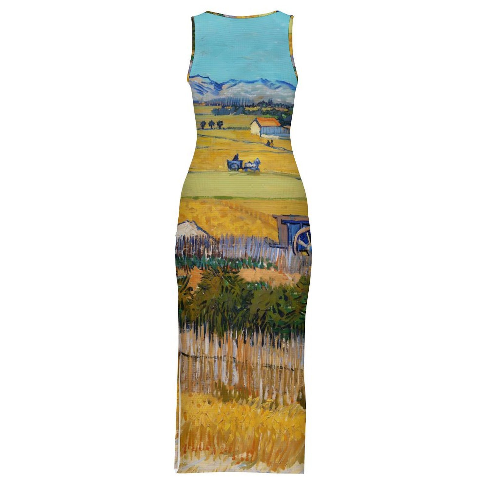 Van Gogh Bodycon Dress Summer  - đánh giá và giá Vintage Fashion La
