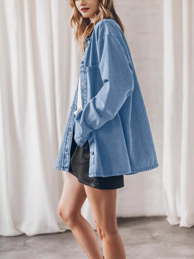 Women's Loose Fit Denim Jacket - đánh giá và giá Vintage Fashion Hong Kong
