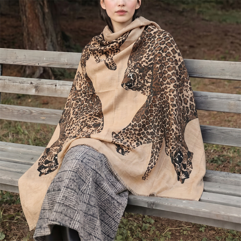 Vintage Leopard Print Hijab an - đánh giá và giá Vintage Fashion For Women
