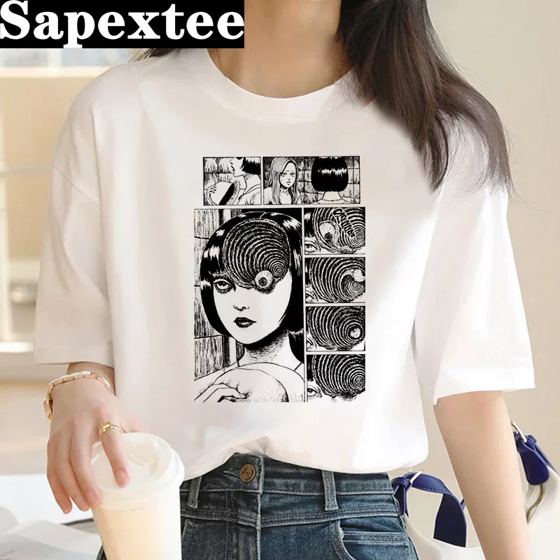 junji ito t-shirt women haraju - đánh giá và giá Tie Dye Shirt Vintage