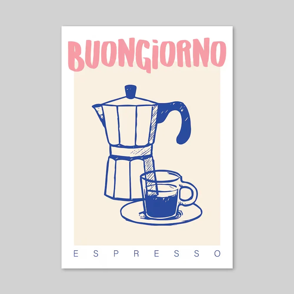 Modern Coffee Espresso Wall Ar - đánh giá và giá Vintage Fashion Wall Art