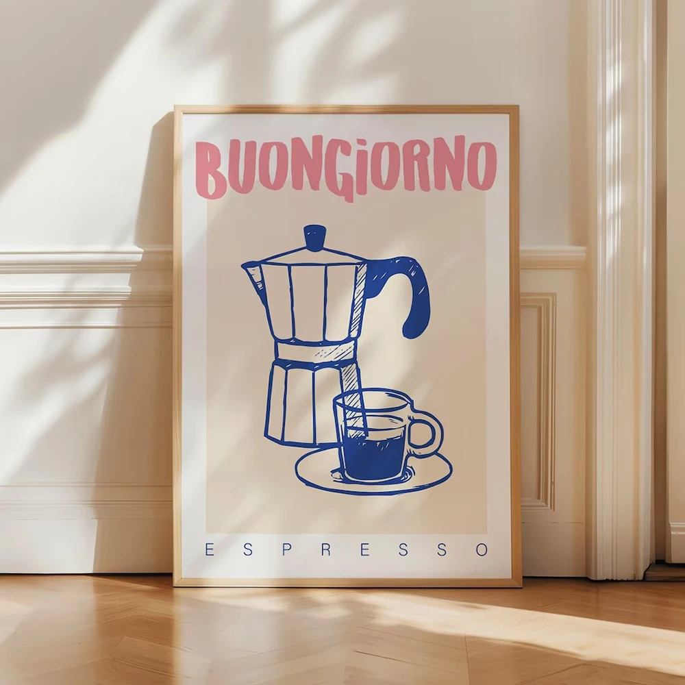 Modern Coffee Espresso Wall Ar - đánh giá và giá Vintage Fashion Wall Art