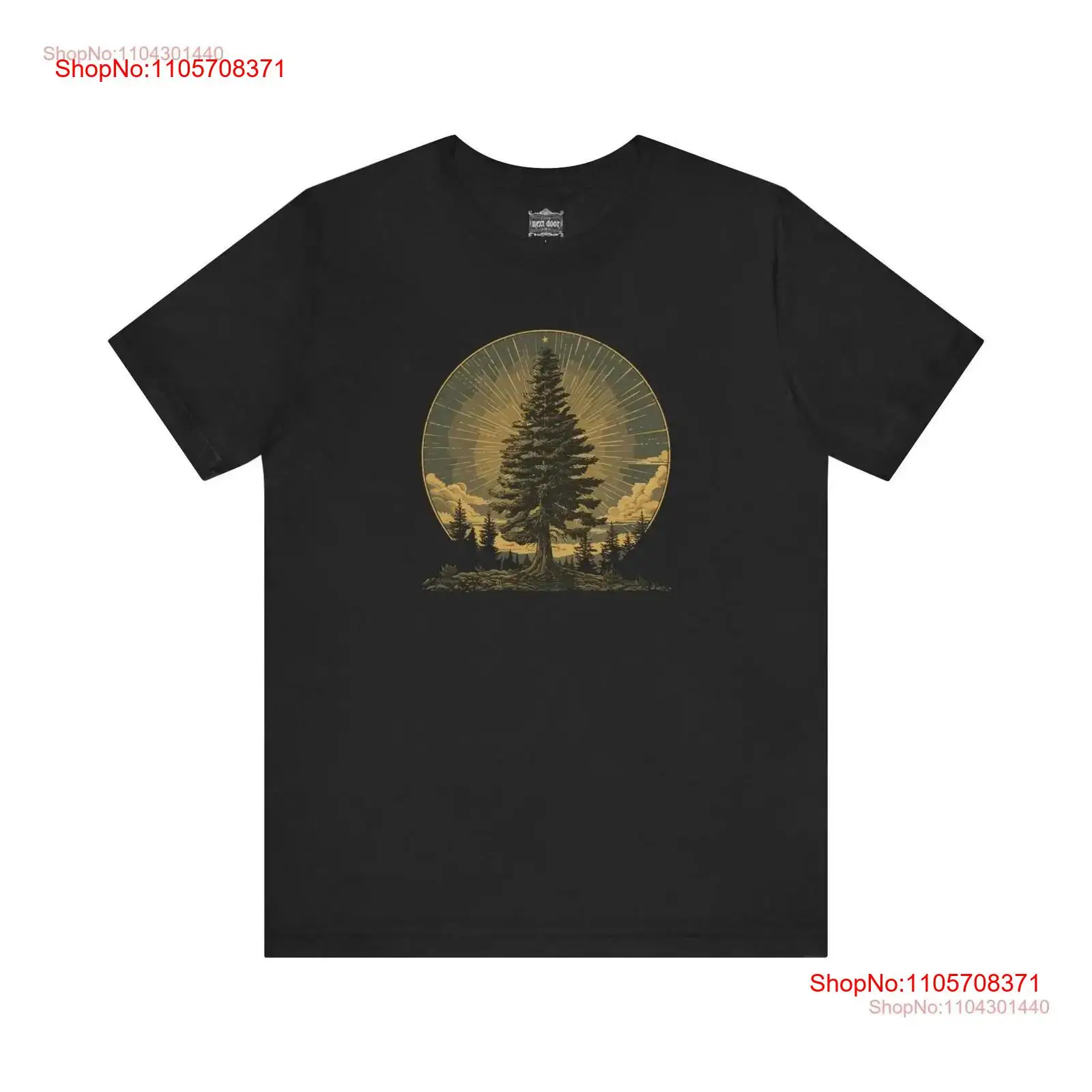 Jersey T Shirt Evergreen Tree  - đánh giá và giá Vintage Fashion Icons