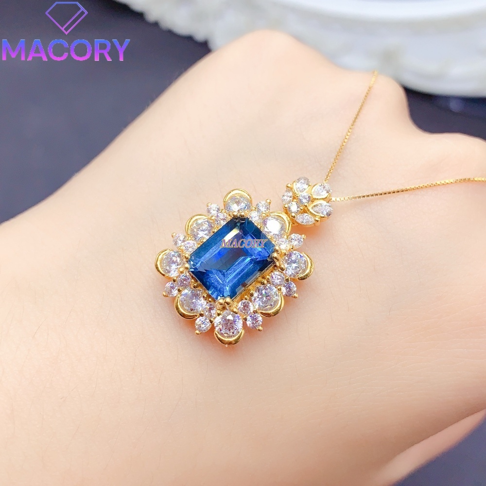 Natural London Blue Topaz Pend - đánh giá và giá Vintage Fashion London