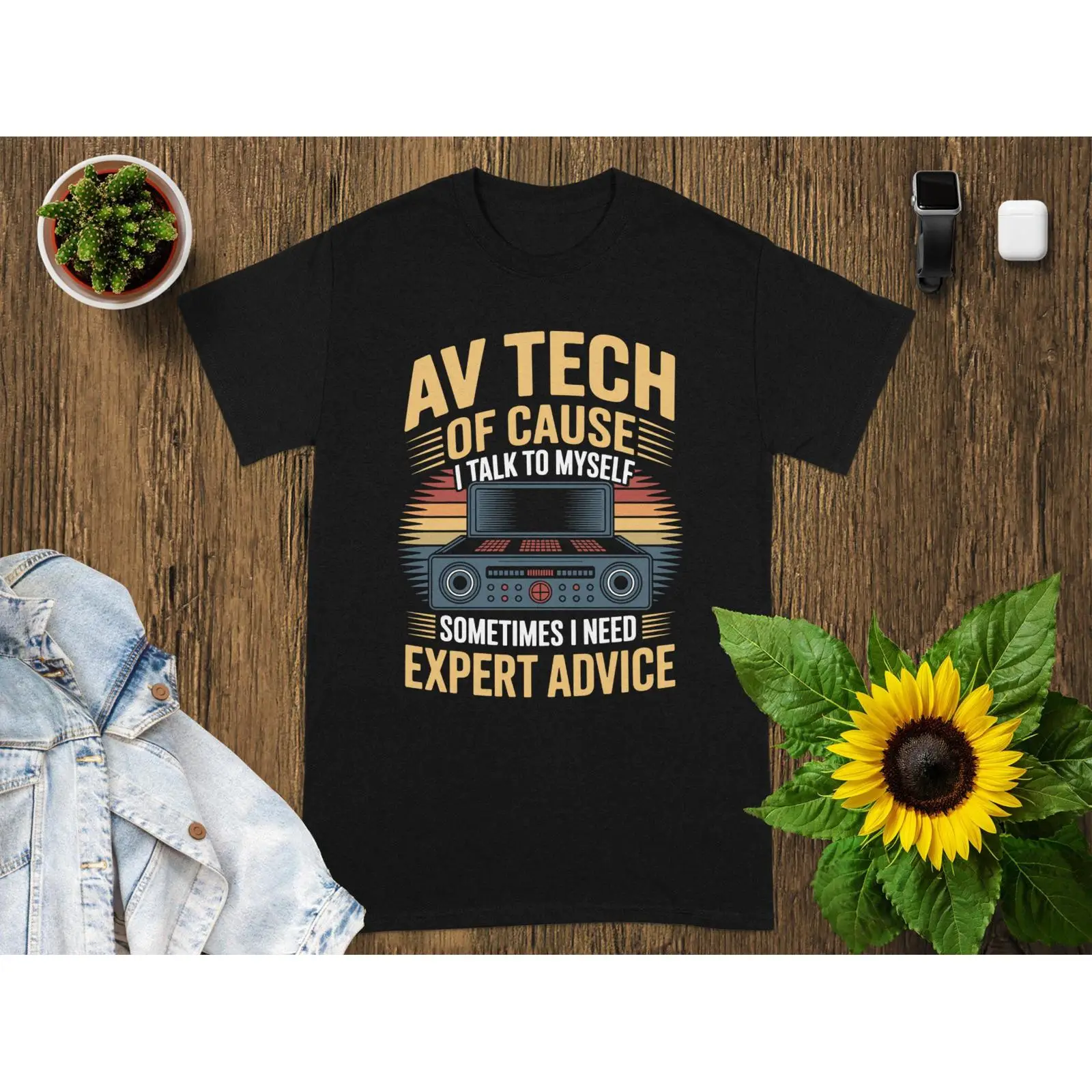 AV Tech T Shirt Audio Visual T - đánh giá và giá Vintage Fashion Events