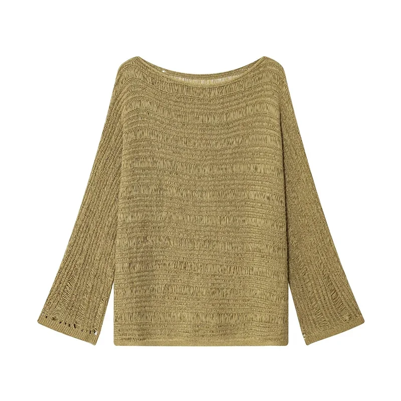 Vintage Boat Neck Knit Sweater - đánh giá và giá Vintage Fashion For Women