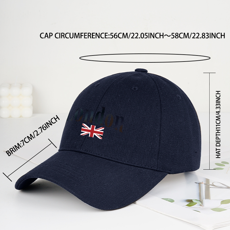 London Union Jack Print Baseba - đánh giá và giá Vintage Fashion London