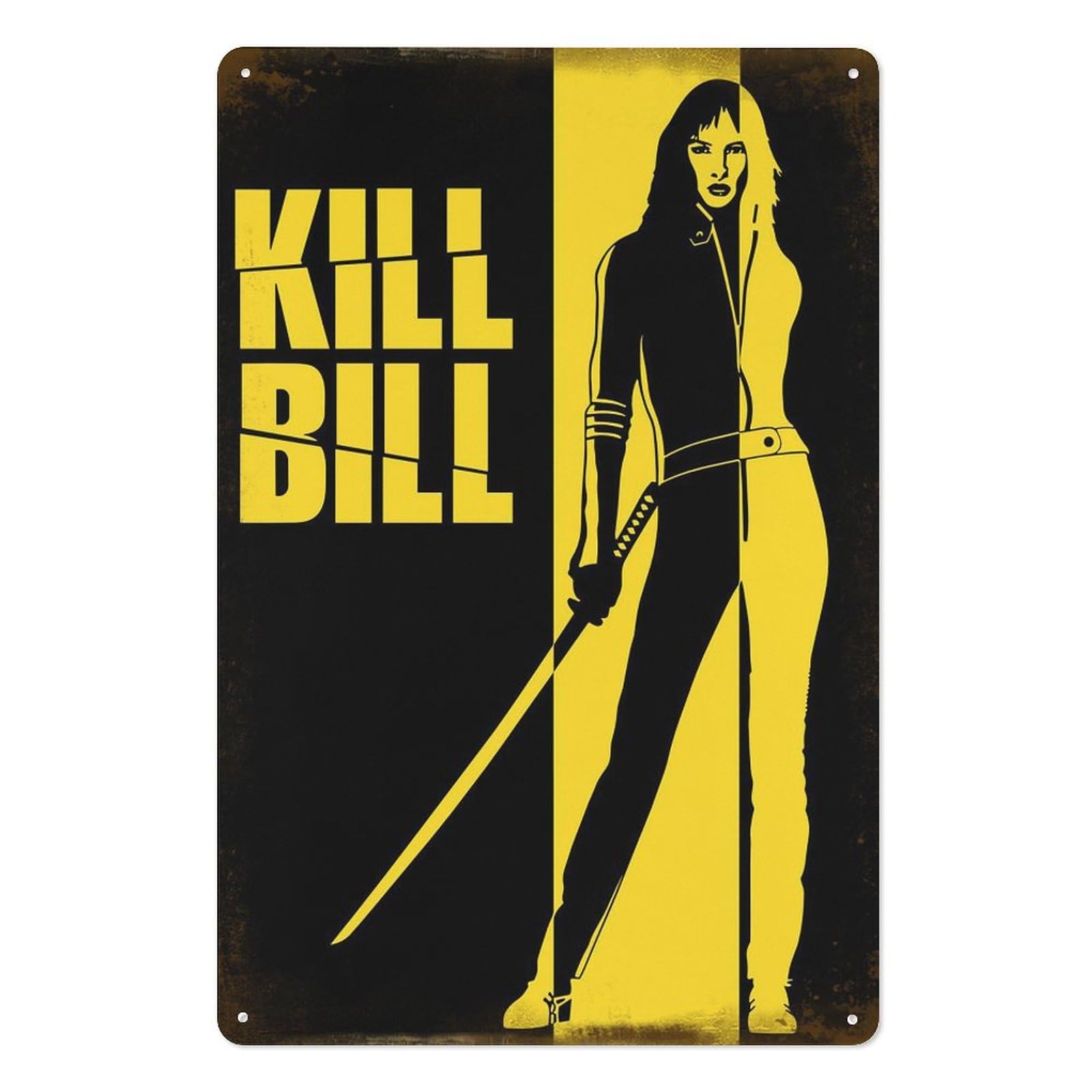 Kill Bill Movies Metal Tin Sig - đánh giá và giá Vintage Fashion Wall Art