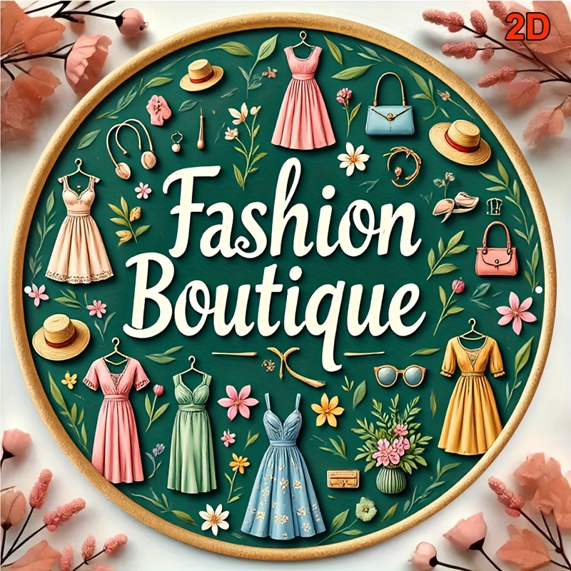 Vintage Fashion Metal Wall Sig - đánh giá và giá Vintage Fashion Store