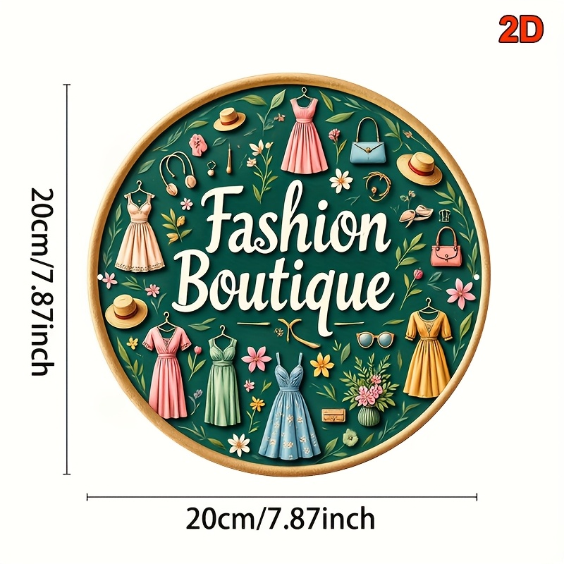 Vintage Fashion Metal Wall Sig - đánh giá và giá Vintage Fashion Store