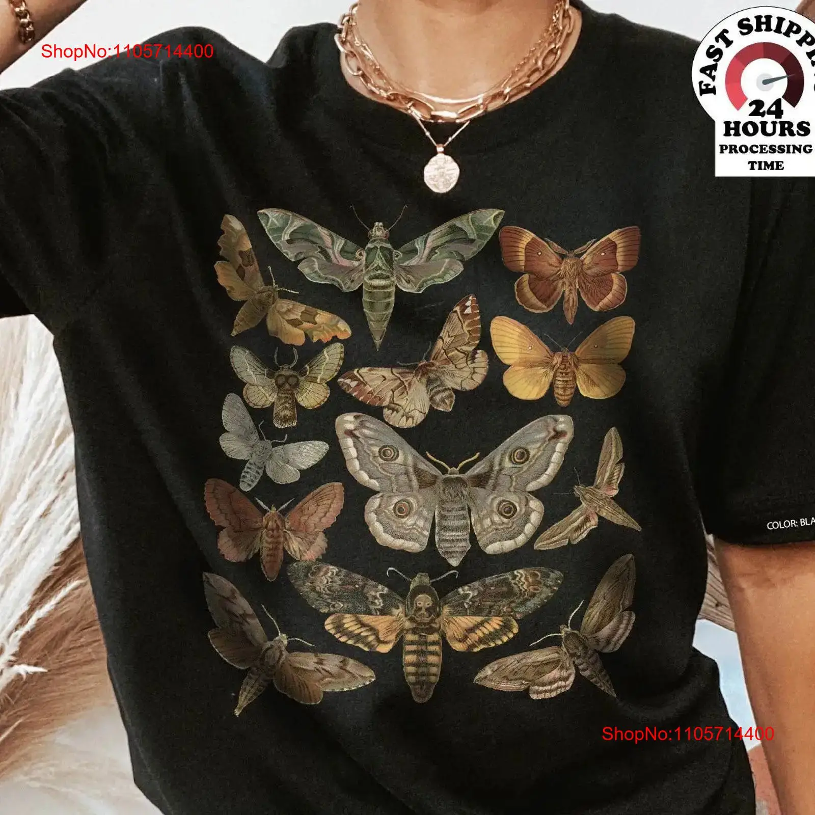 Moth T Shirt Cottagecore Bug A - đánh giá và giá Vintage Fashion Bug