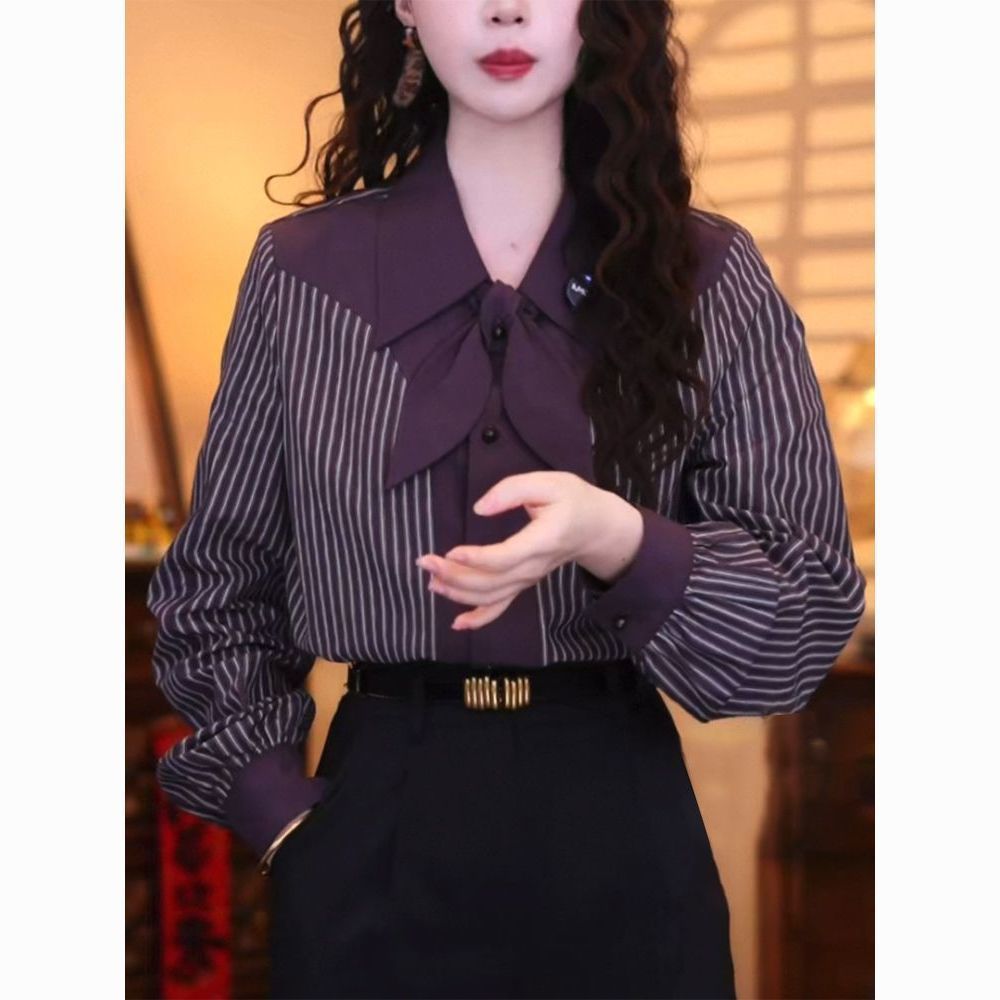 Casual Stripe Long Sleeve Wome - đánh giá và giá Vintage Fashion Hong Kong
