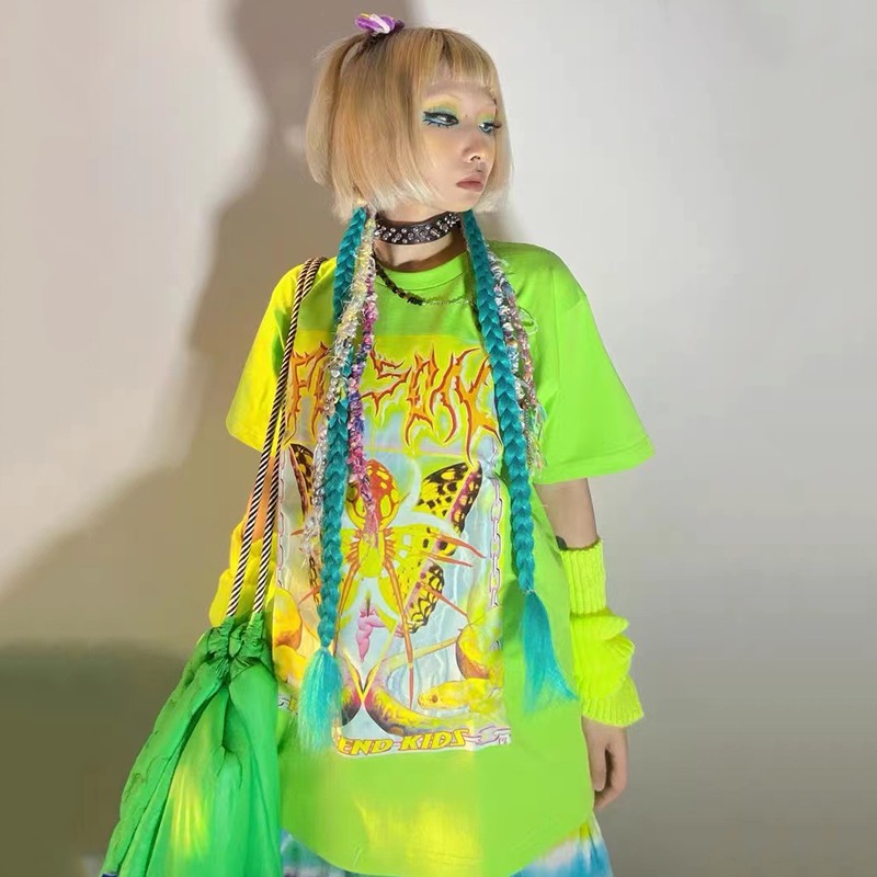 Karrcat Y2k Thẩm Mỹ T-Shirt 20 - đánh giá và giá Tie Dye Shirt Vintage
