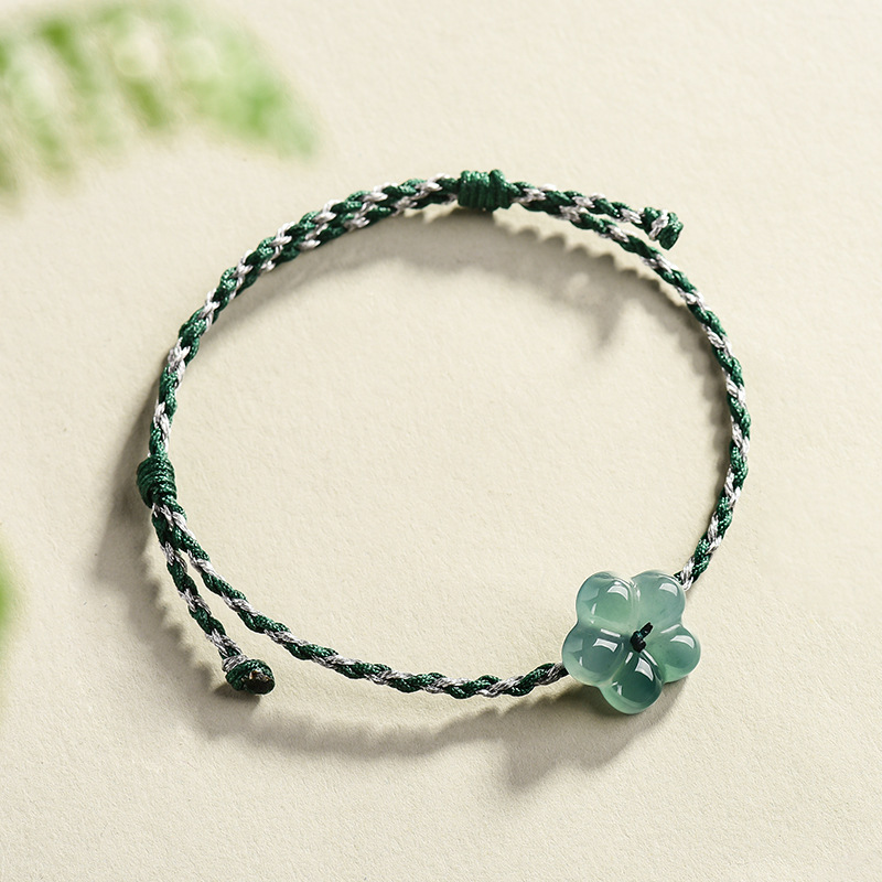 Burmese Jadeite Flower Bracele - đánh giá và giá Vintage Fashion For Women