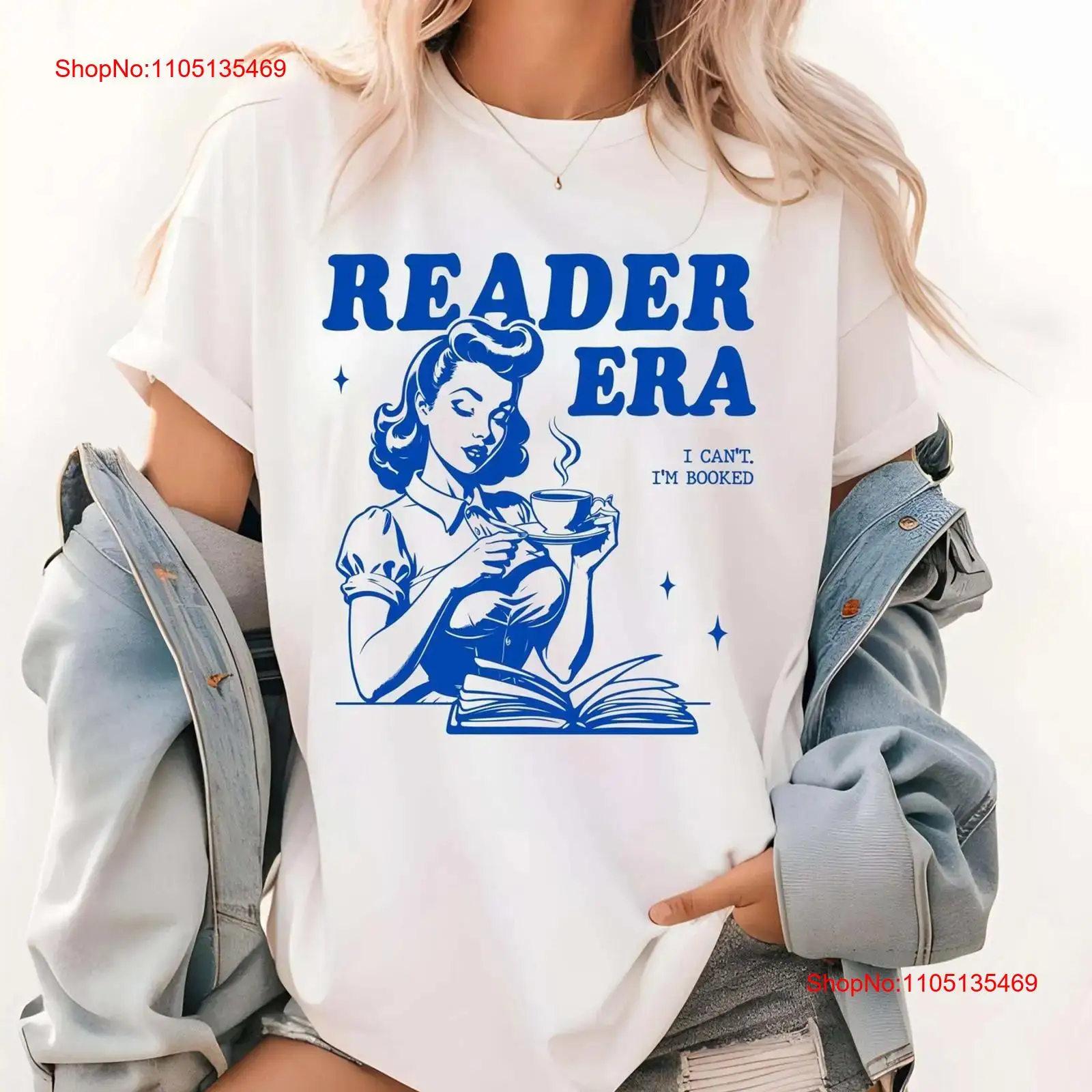Reader Era T Shirt Book Lover  - đánh giá và giá Vintage Fashion Eras
