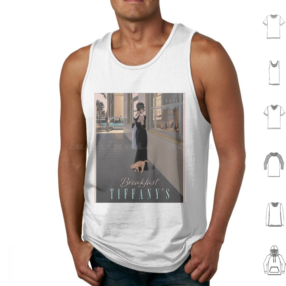Breakfast Tank Tops Vest Sleev - đánh giá và giá Vintage Fashion Icons