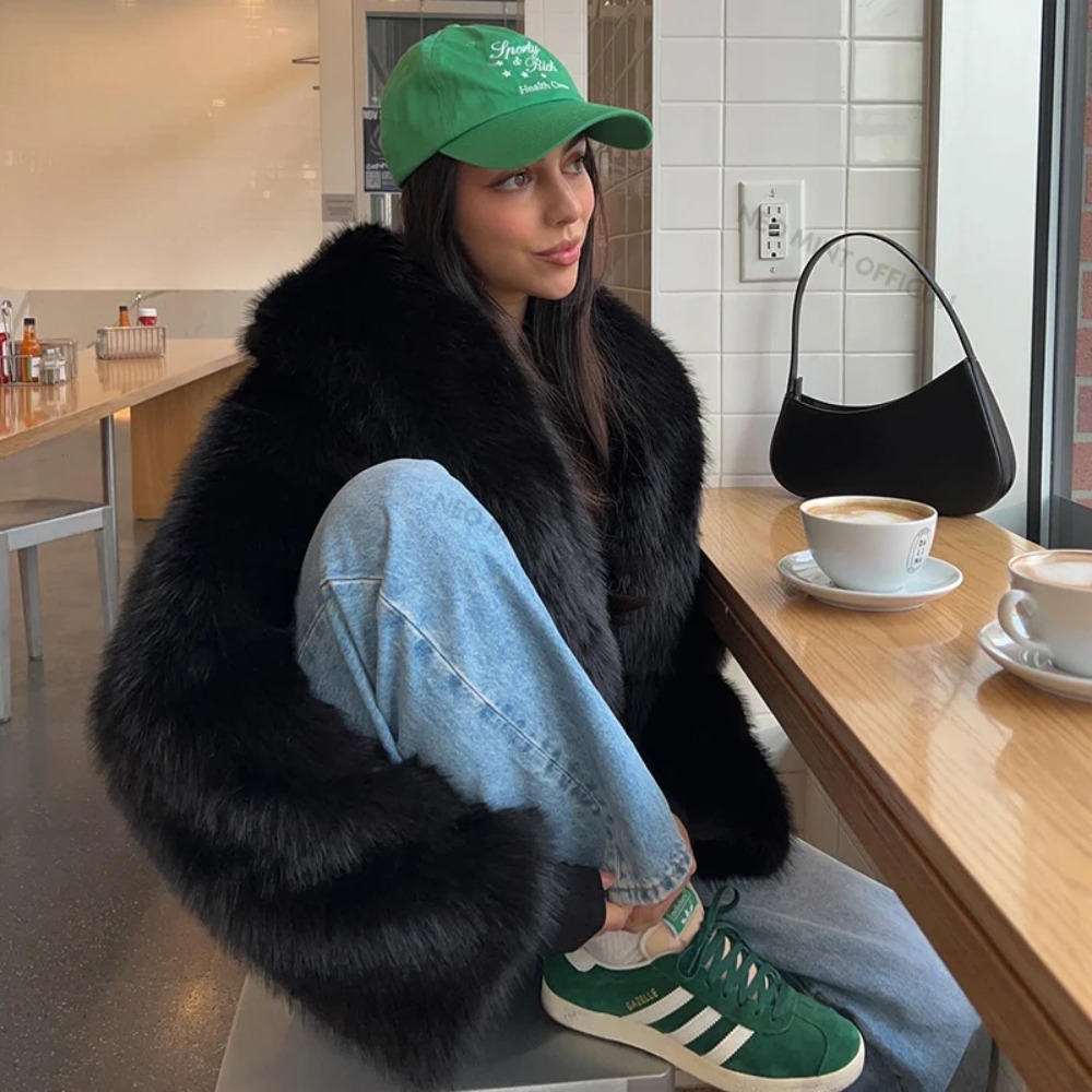 Faux Fur Coat Fashion Shawl Co - đánh giá và giá Vintage Fashion Store