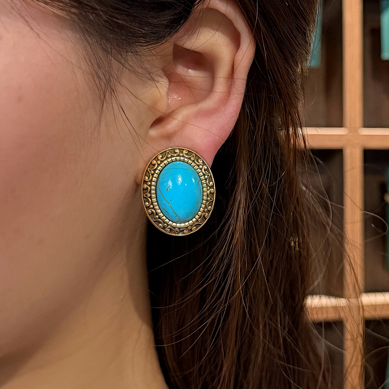 Vintage Oval Sea Blue Natural  - đánh giá và giá Vintage Fashion Trends 2026