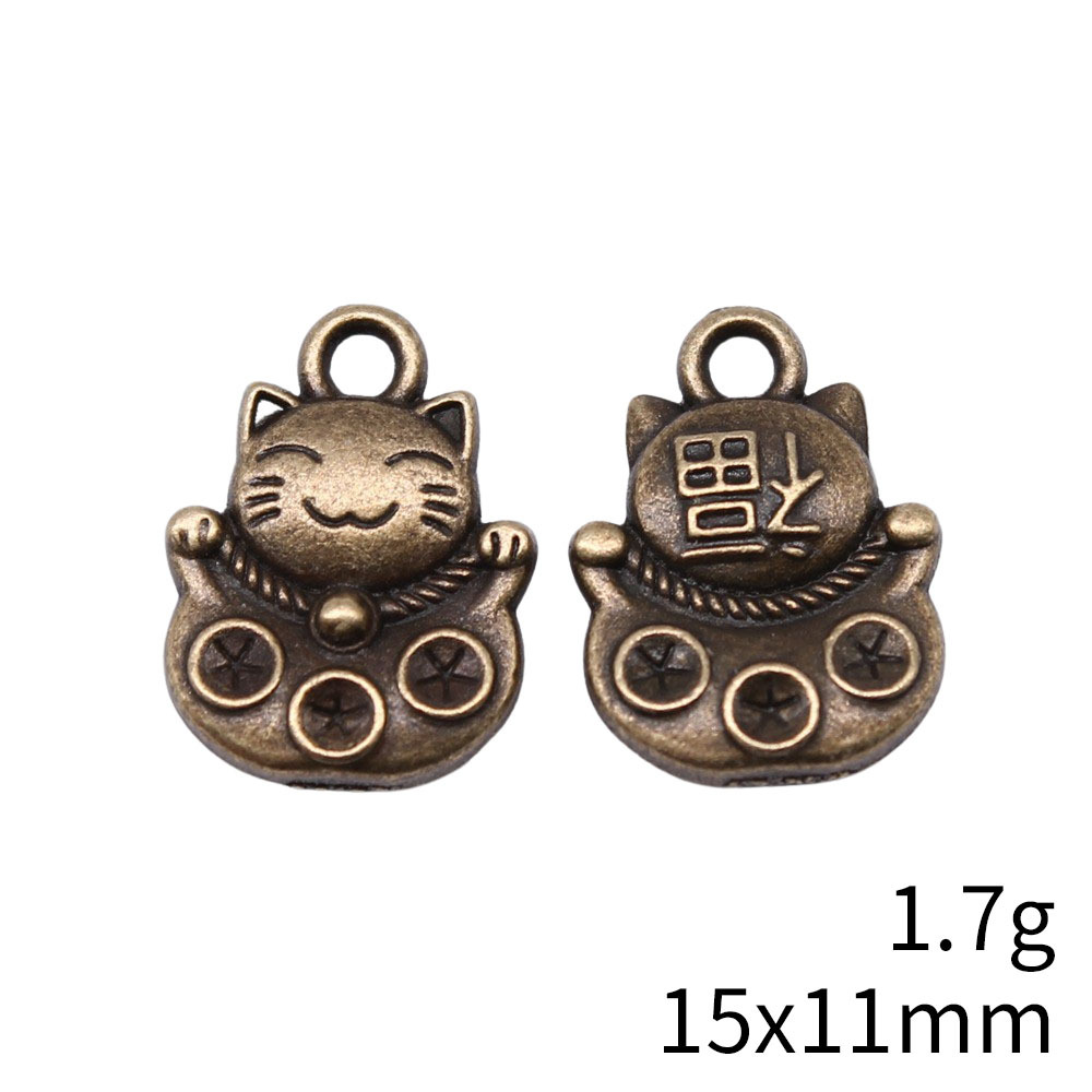 10pcs 15x11mm 3 Colors Antique - đánh giá và giá Vintage Fashion Stores